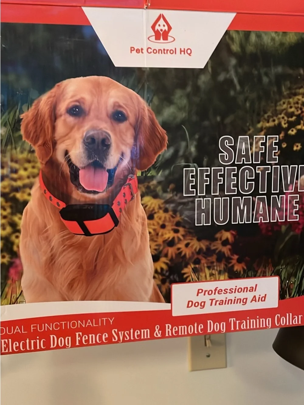 Deluxe Electric Dog Fence Waterproof Rechargeable up to 3 Shock Collar Options -